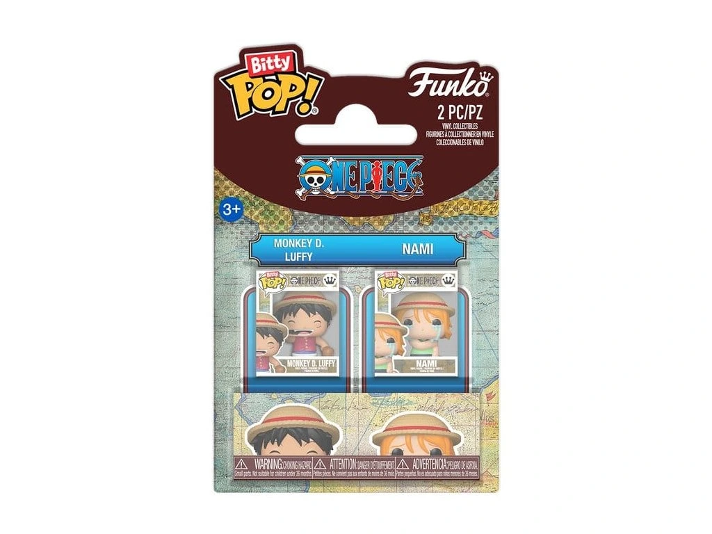 Bitty Pop! Monkey D. Luffy & Nami 2-Pack